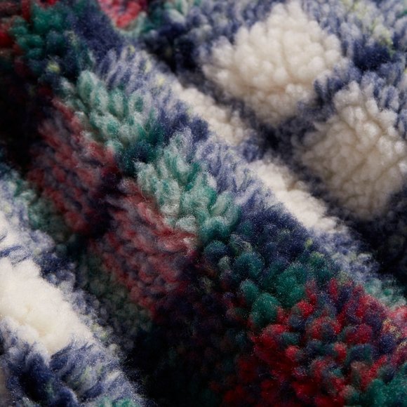 Vineyard Vines Tartan Sherpa Popover NEW- Size Small - Picture 5 of 11